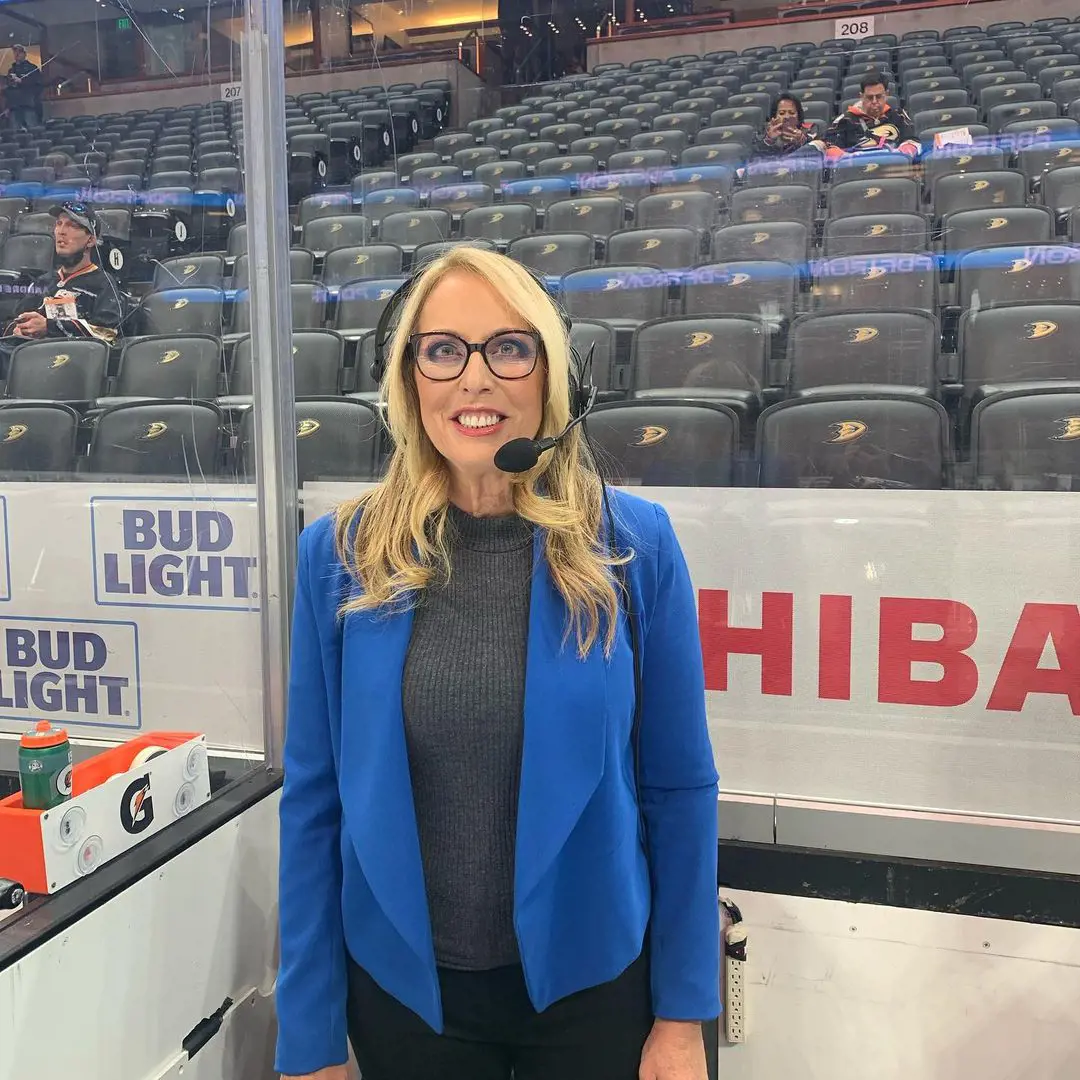 Linda all set to broadcast the NHL match between Minnesota Wild and Anaheim Ducks