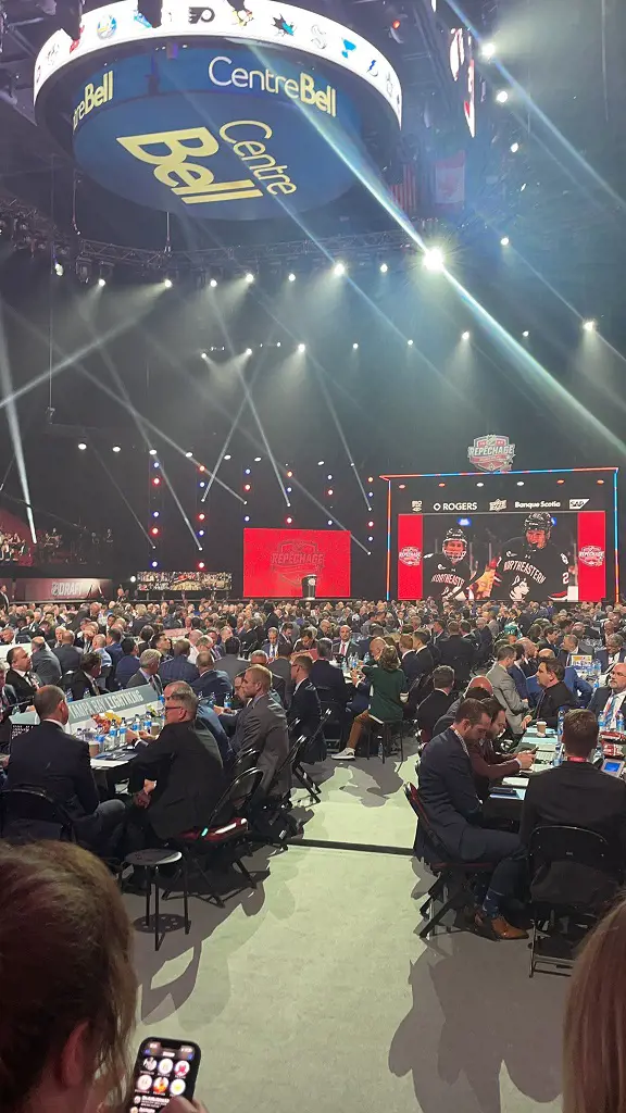 The Bell Centre hosted the NHL Entry Draft 2022